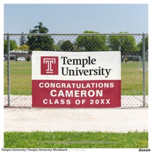Temple University Temple University Wordmark Banner