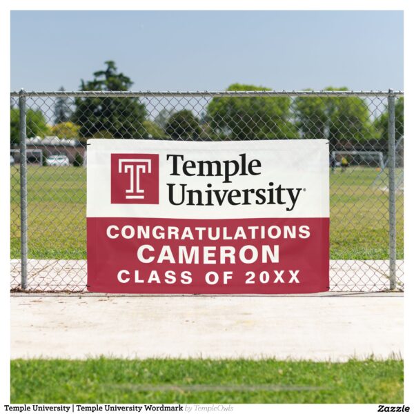 Temple University Temple University Wordmark Banner