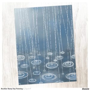 Another Rainy Day Painting Postcard
