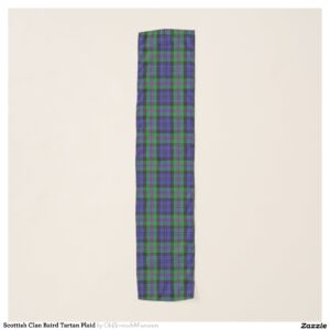 Scottish Clan Baird Tartan Plaid Scarf