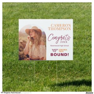 VT Virginia Tech Bound Sign