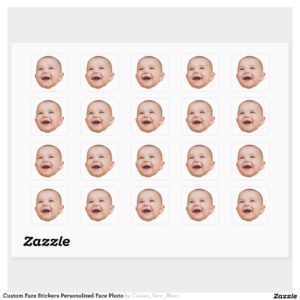 Custom Face Stickers Personalized Face Photo