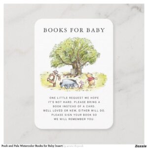 Pooh and Pals Watercolor Books for Baby Insert