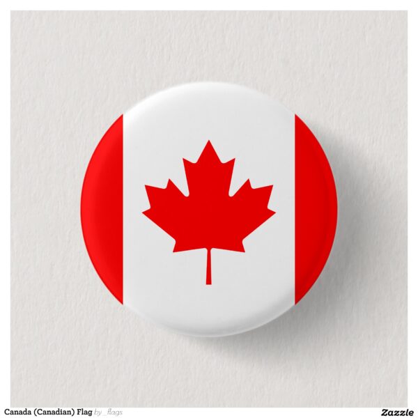 Canada (Canadian) Flag Button