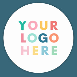 Custom Company Business Logo Branded Classic Round Sticker