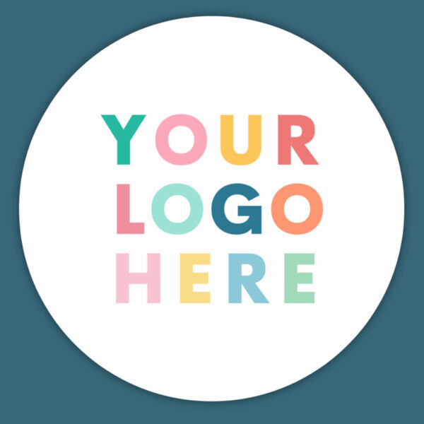Custom Company Business Logo Branded Classic Round Sticker