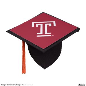 Temple University Temple T Graduation Cap Topper