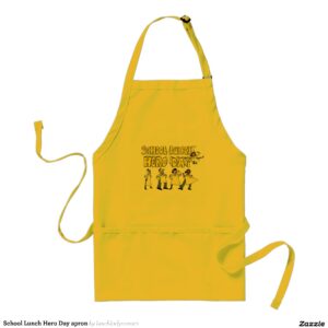 School Lunch Hero Day apron
