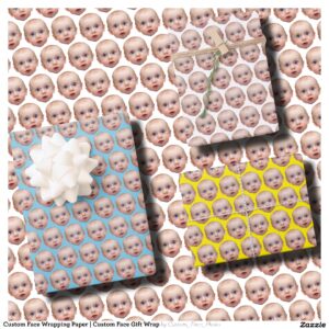 Custom Face Wrapping Paper Custom Face Gift Wrap