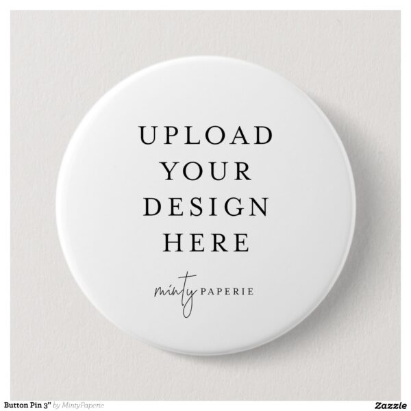 Button Pin 3"