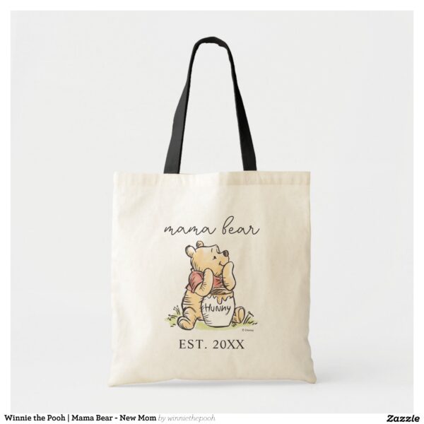 Winnie the Pooh Mama Bear - New Mom Tote Bag